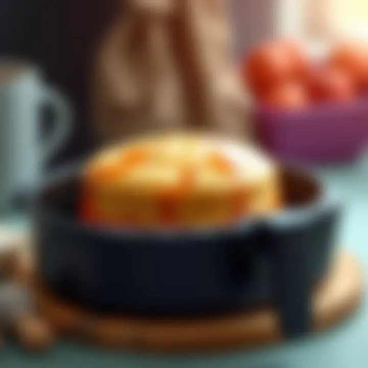 Deliciously Baked Cake Deliciously baked cake from an air fryer