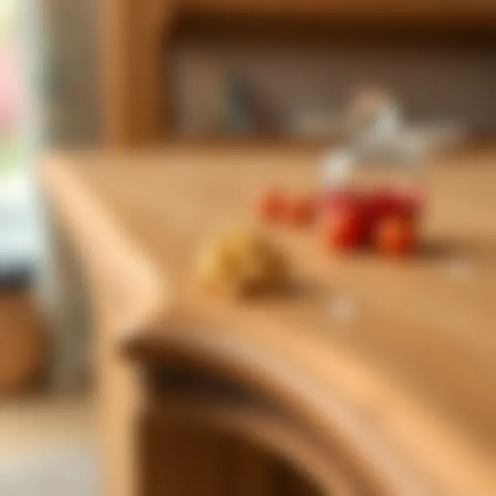 Charming Embellishments for Wood Finishing Artistic embellishments on a wooden surface adding charm