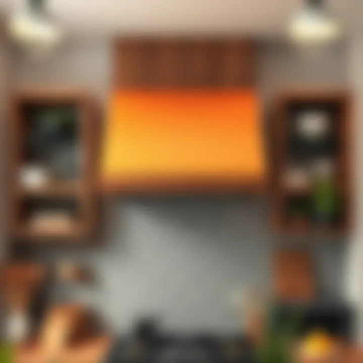 DIY hood customization project in a creative workspace