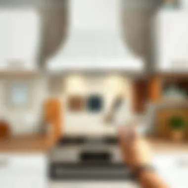 Variety of materials used in hood design, highlighting aesthetics