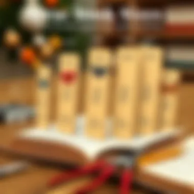 Comparison of Bookmark Sizes for Various Projects Comparison chart of bookmark sizes in different projects