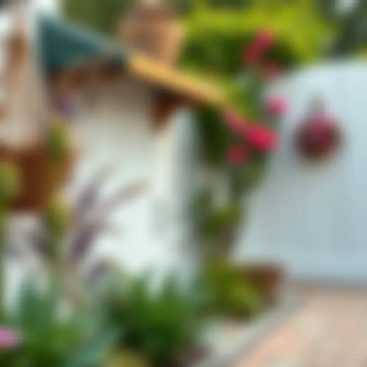 Aesthetic elements enhancing garden beauty