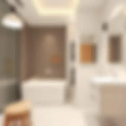 Elegant bathroom design with contemporary fixtures