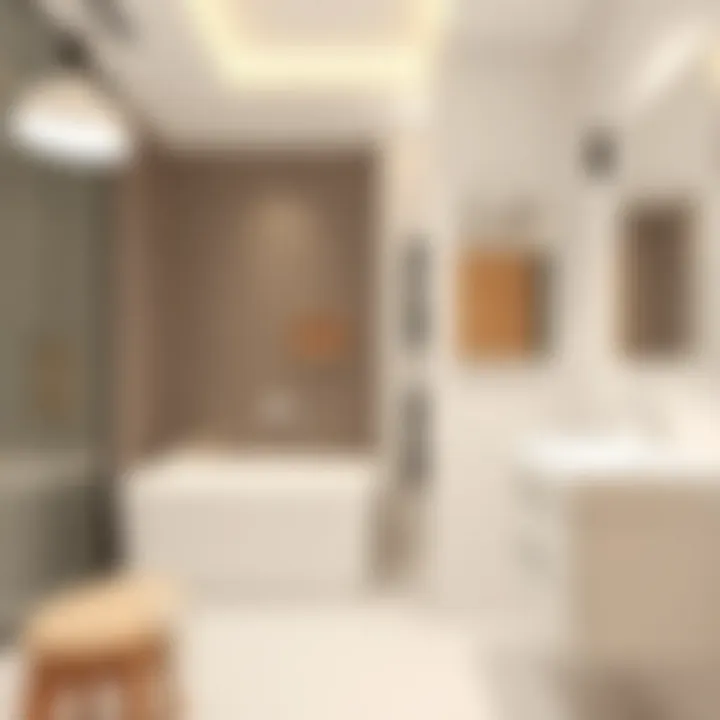 Elegant bathroom design with contemporary fixtures