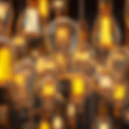 Different types of light bulbs showcasing variety