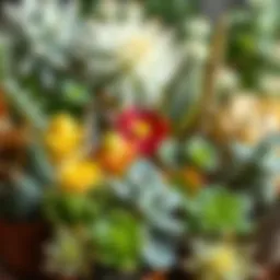 A diverse range of plants showcasing various sizes and shapes
