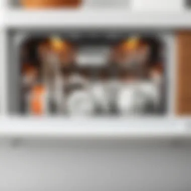 User-friendly control panel of a dishwasher