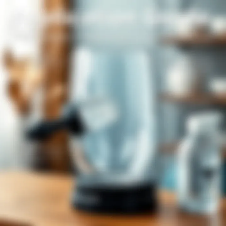 A practical guide showcasing the application method for cleaning glass