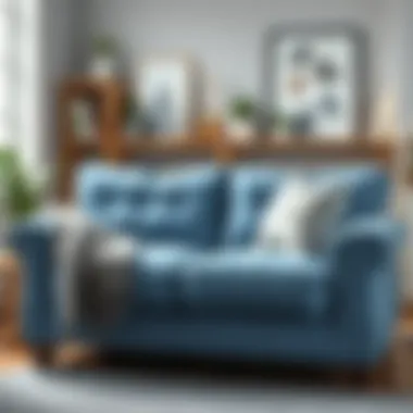 Revitalized Couch Post-Cleaning A clean couch showcasing its fresh appearance after thorough cleaning