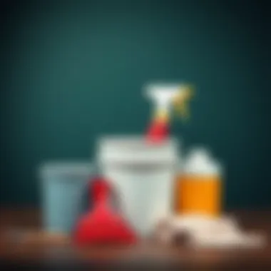 Materials used for cleaning paint buckets