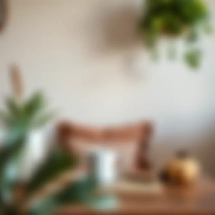 Aesthetic Coffee Space Decor Decorative elements enhancing the coffee space