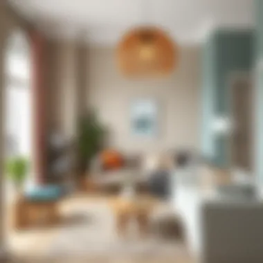 Color palette options for enhancing small rooms