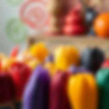 Different colors representing cultural significance