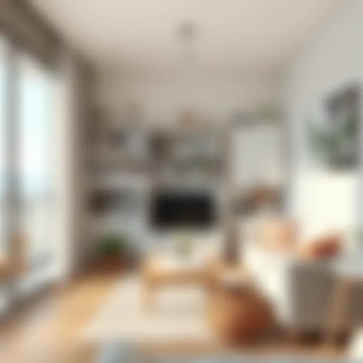 innovative storage solutions in a compact living area