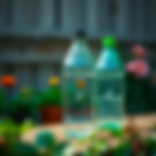 Creative recycling project using plastic bottles