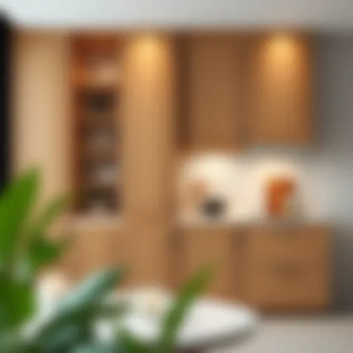 Unique Design Elements in Custom Kitchen Cabinets Elegant custom kitchen cabinet showcasing unique design elements