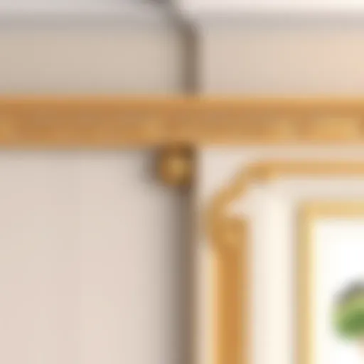 Elegant decorative trim enhancing interior design