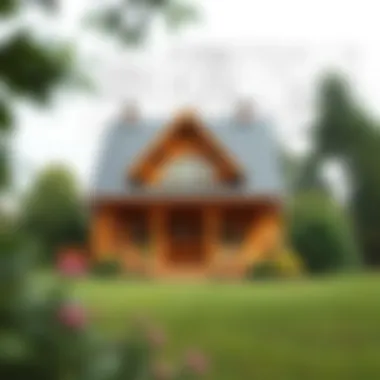 Detailed plans and blueprints for a wooden house