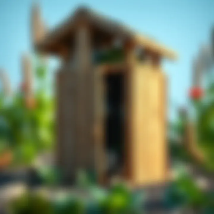 Building a Compost Bin for Sustainable Living DIY compost bin made from recycled materials