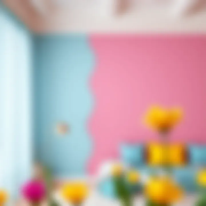 Vibrant Paints Transforming Interiors Interior wall painted in vibrant hue