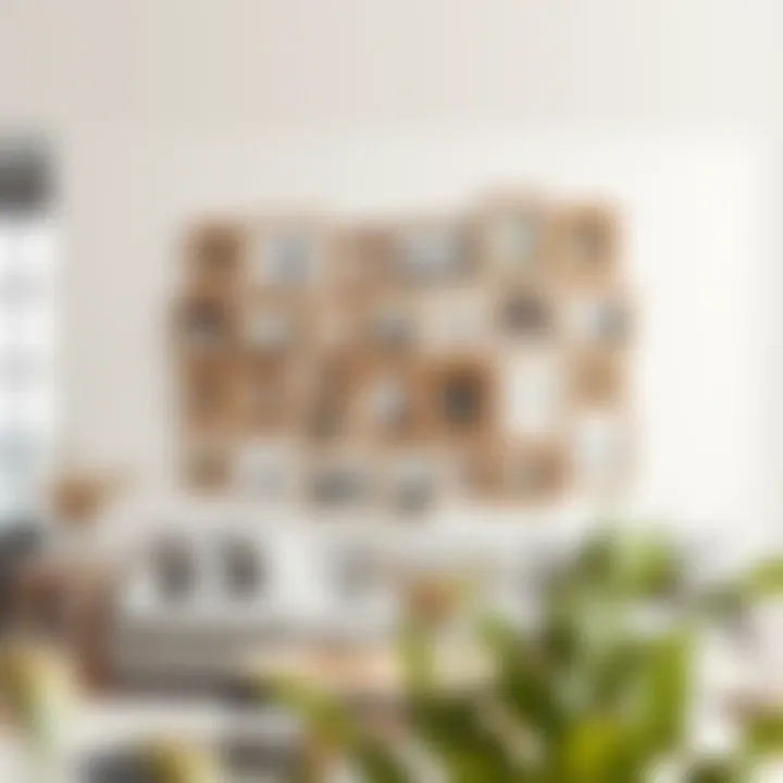 Elegant Wall Photo Arrangement Elegant wall photo arrangement showcasing diverse frames