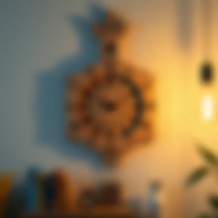 Step-by-step wall clock assembly