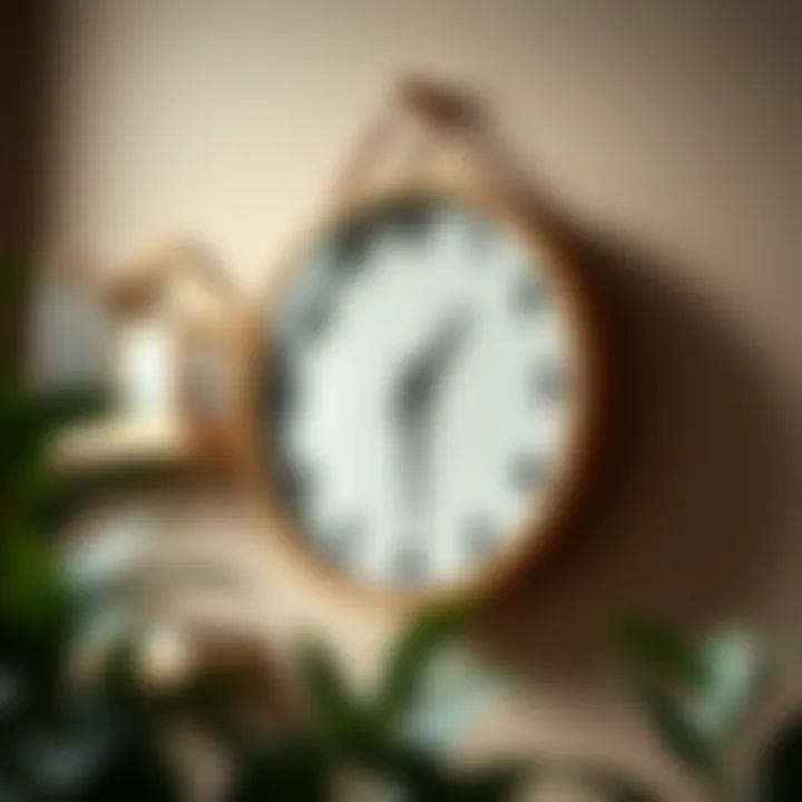 Unique wall clock finished project