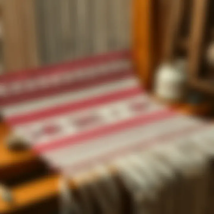 Traditional textile weaving demonstrating age-old techniques