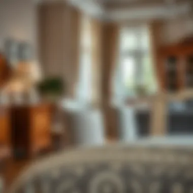 Intricate details of handcrafted English furniture