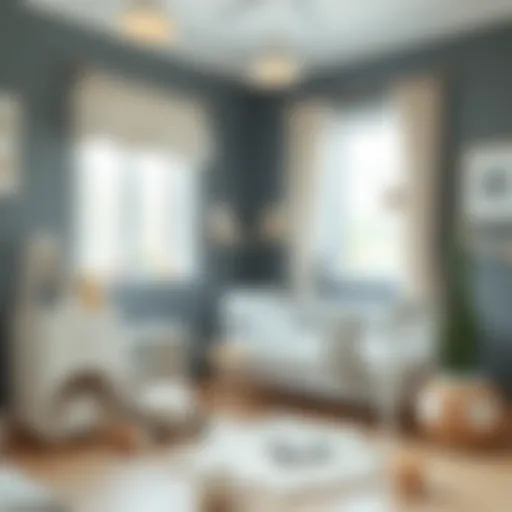 Modern Decor for Baby Rooms Stylish baby room with modern decor