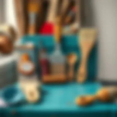 Essential tools for chair painting