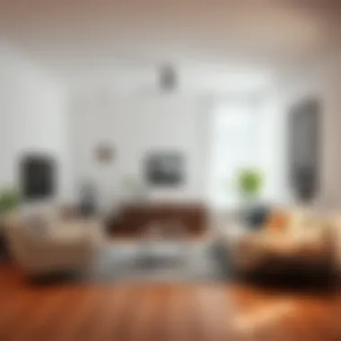 Cozy living room with modern decor