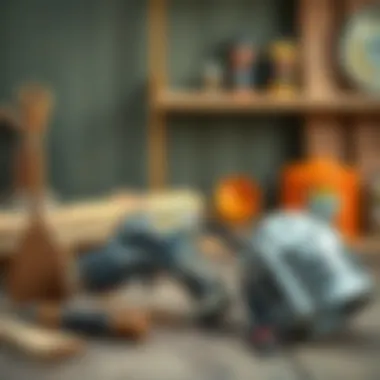 Safety equipment for wood painting projects