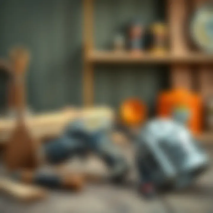 Safety equipment for wood painting projects