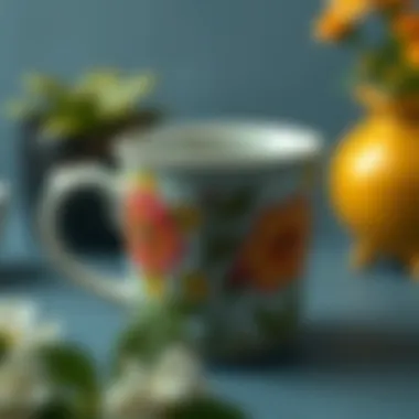 Artistic ceramic mug designs