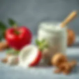 Essential ingredients for lactose-free yogurt