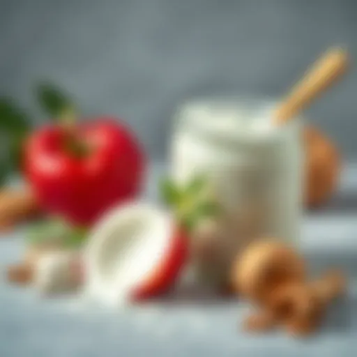 Essential ingredients for lactose-free yogurt