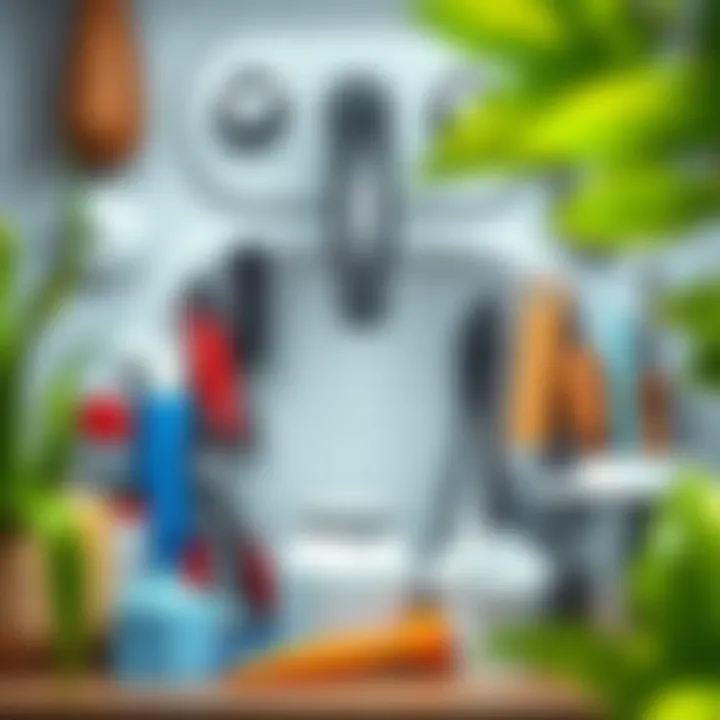 Essential Tools for Unclogging An array of tools and materials needed for sink unclogging