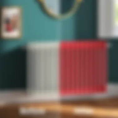 Before and after radiator cleaning comparison