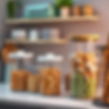 Functional storage containers that enhance kitchen aesthetics