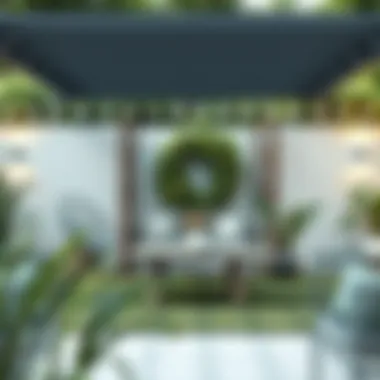 Modern Garden Furniture Design Elegant garden furniture set showcasing modern design