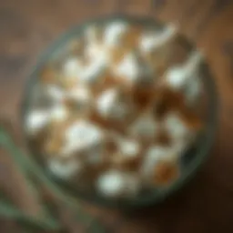 Fresh garlic cloves stored in a container