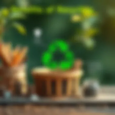 Benefits of Recycling Infographic showing benefits of recycling