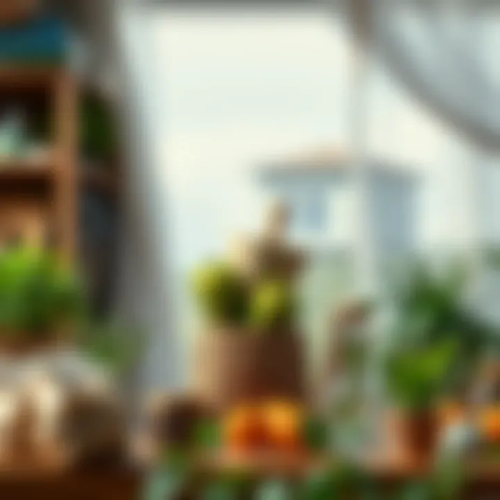 A lifestyle shot depicting conscious consumption practices