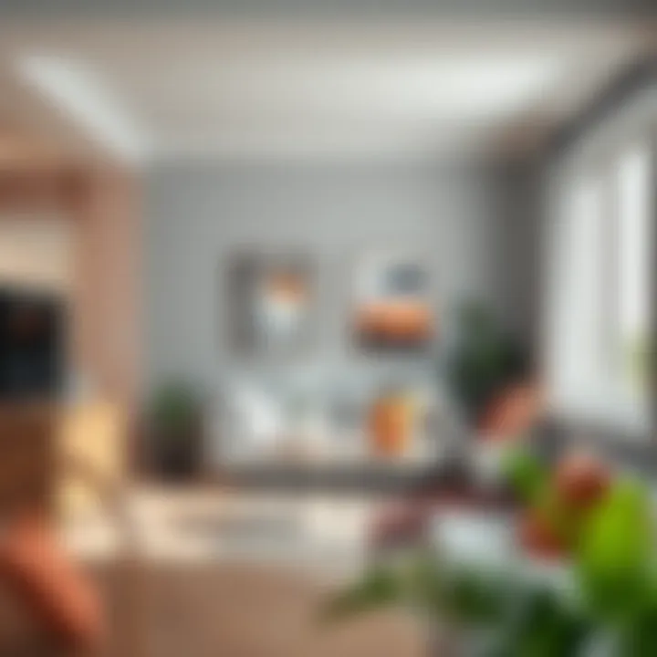 Stylish interior showcasing the impact of color combinations