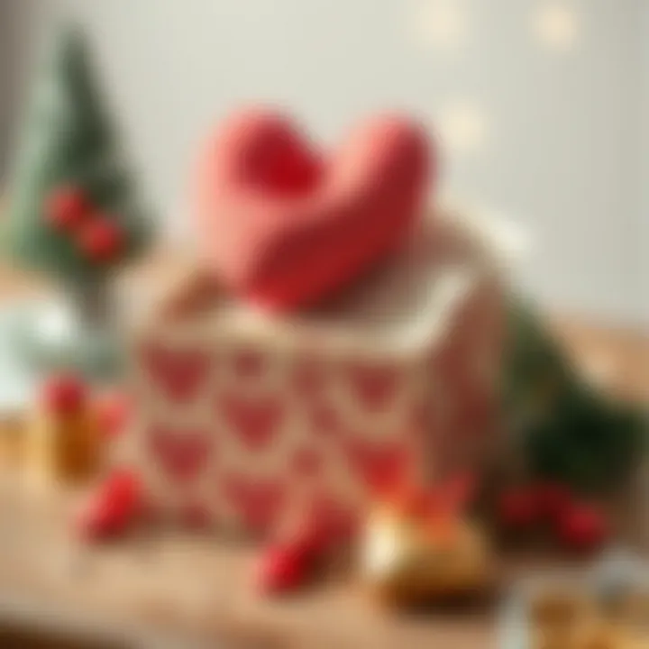 A unique handmade gift box filled with heartfelt notes