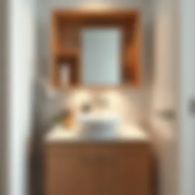 Functional Storage Space in Hilton Cabinet Sink Functional storage space within Hilton cabinet sink