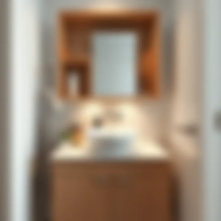 Functional Storage Space in Hilton Cabinet Sink Functional storage space within Hilton cabinet sink