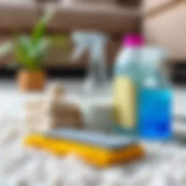 Homemade cleaning solutions for carpets