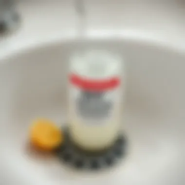 Homemade drain cleaning solution